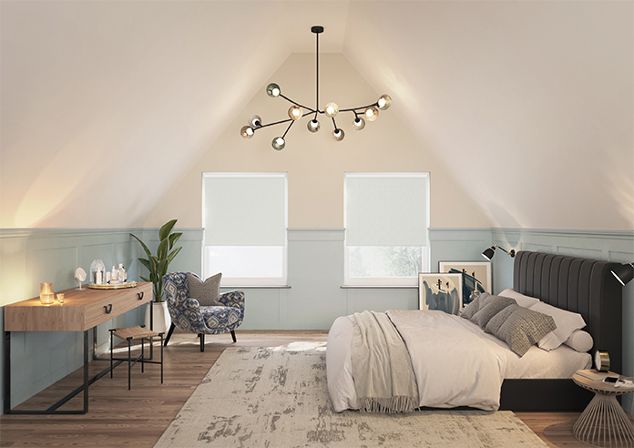 Nairn (Blackout), Soft White - Roller Blind - Image 8